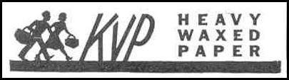 KVP HEAVY WAXED PAPER
GOOD HOUSEKEEPING
03/01/1940
p. 192