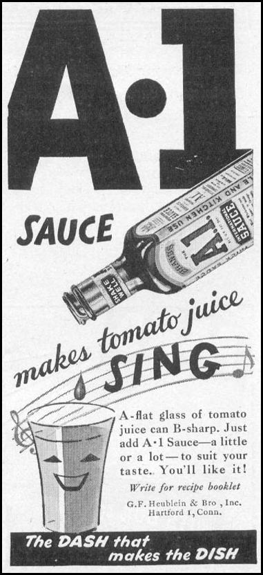 A. 1. SAUCE
WOMAN'S DAY
06/01/1946
p. 70