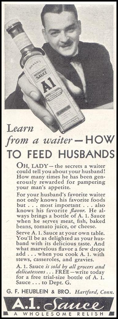 A. 1. SAUCE
GOOD HOUSEKEEPING
11/01/1933
p. 210