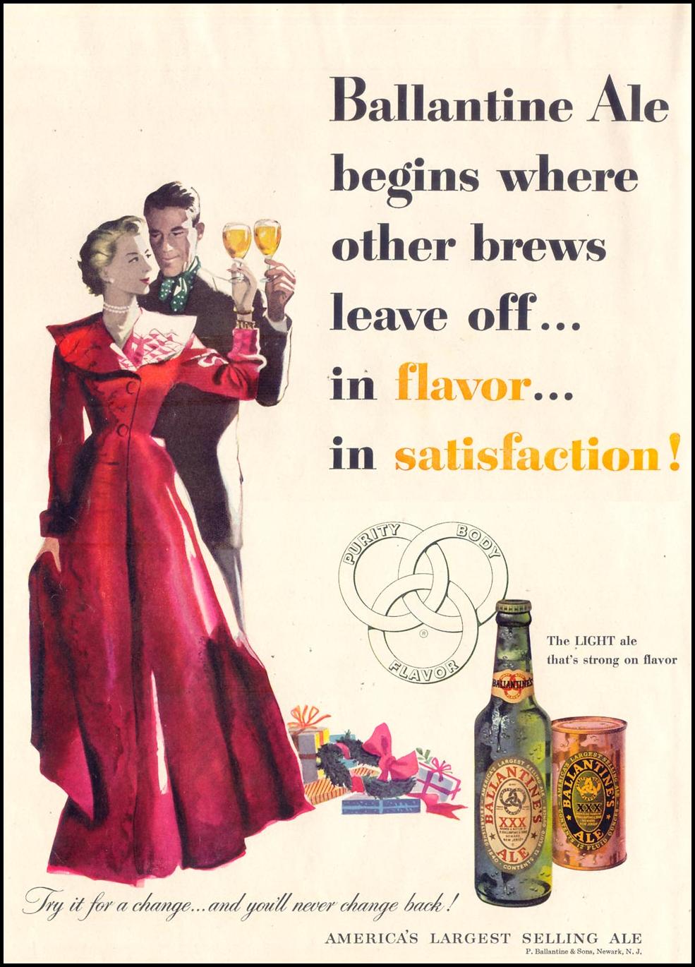 BALLANTINE ALE
LIFE
12/25/1950