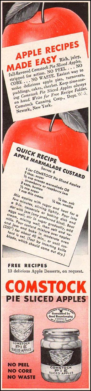COMSTOCK PIE SLICED APPLES
WOMAN'S DAY
01/01/1947
p. 8