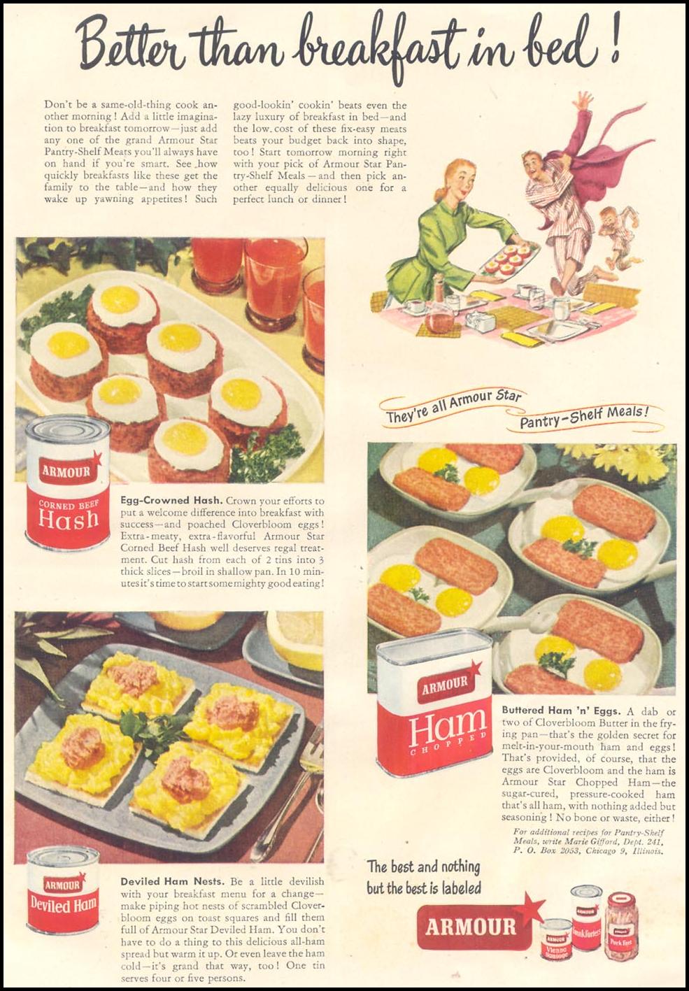 ARMOUR CANNED MEATS
GOOD HOUSEKEEPING
07/01/1948
p. 161