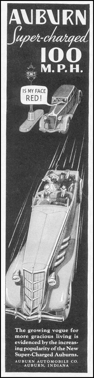 SUPER-CHARGED AUBURN AUTOMOBILES
NEWSWEEK
05/04/1935
p. 32