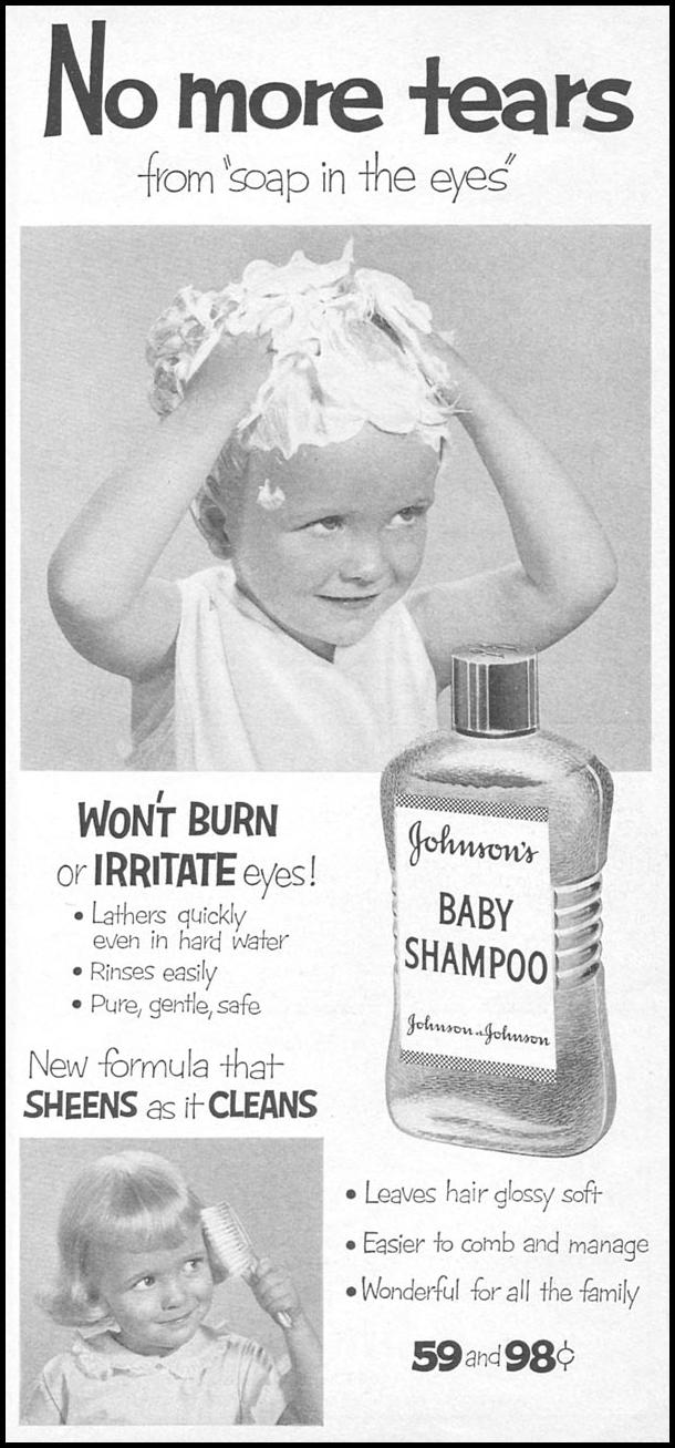 JOHNSON'S BABY SHAMPOO
WOMAN'S DAY
04/01/1956
p. 103