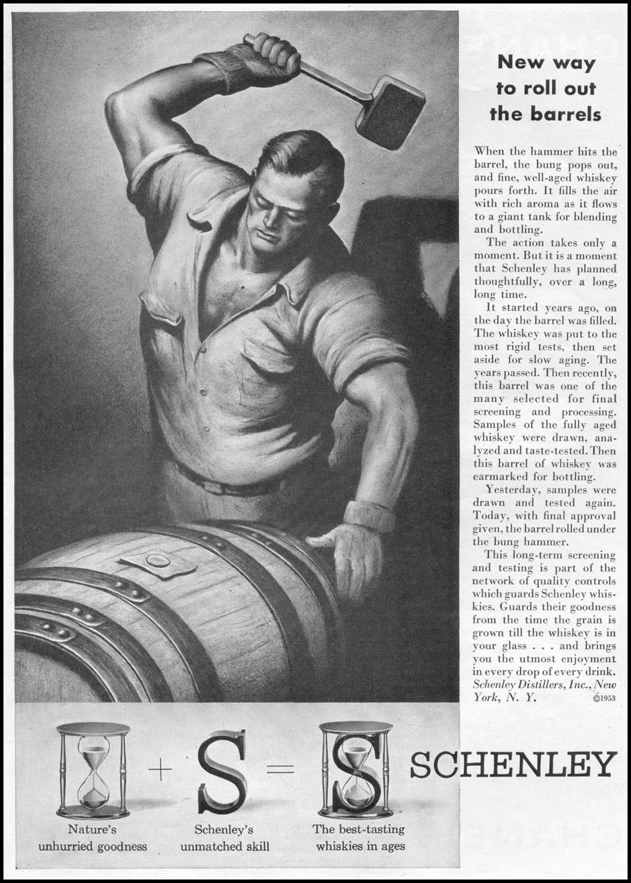 SCHENLEY WHISKIES
TIME
08/17/1953
p. 57