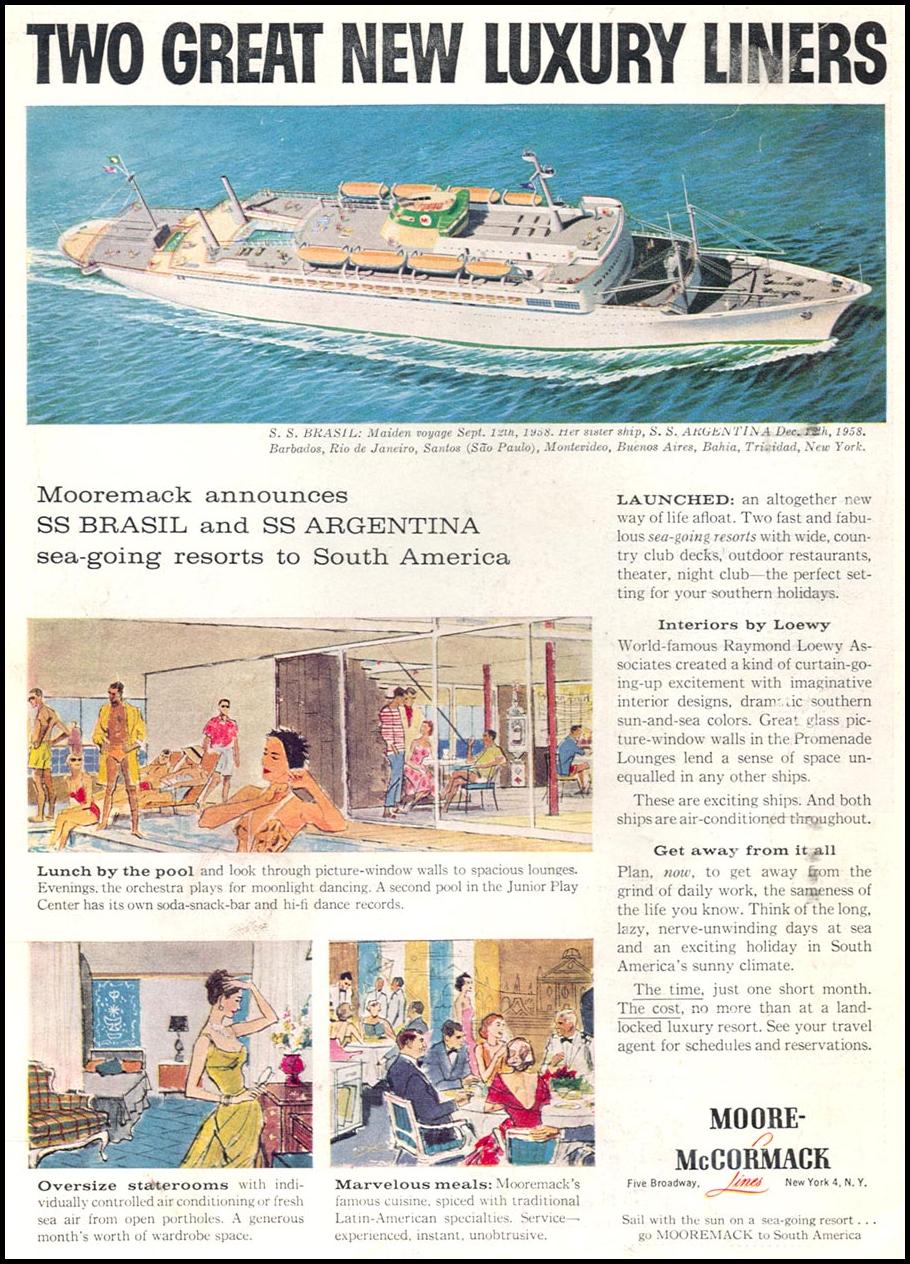 OCEAN LINER TRAVEL
TIME
09/15/1958
BACK COVER