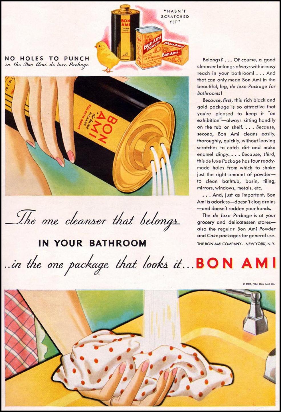 BON AMI
BETTER HOMES AND GARDENS
03/01/1932
INSIDE BACK