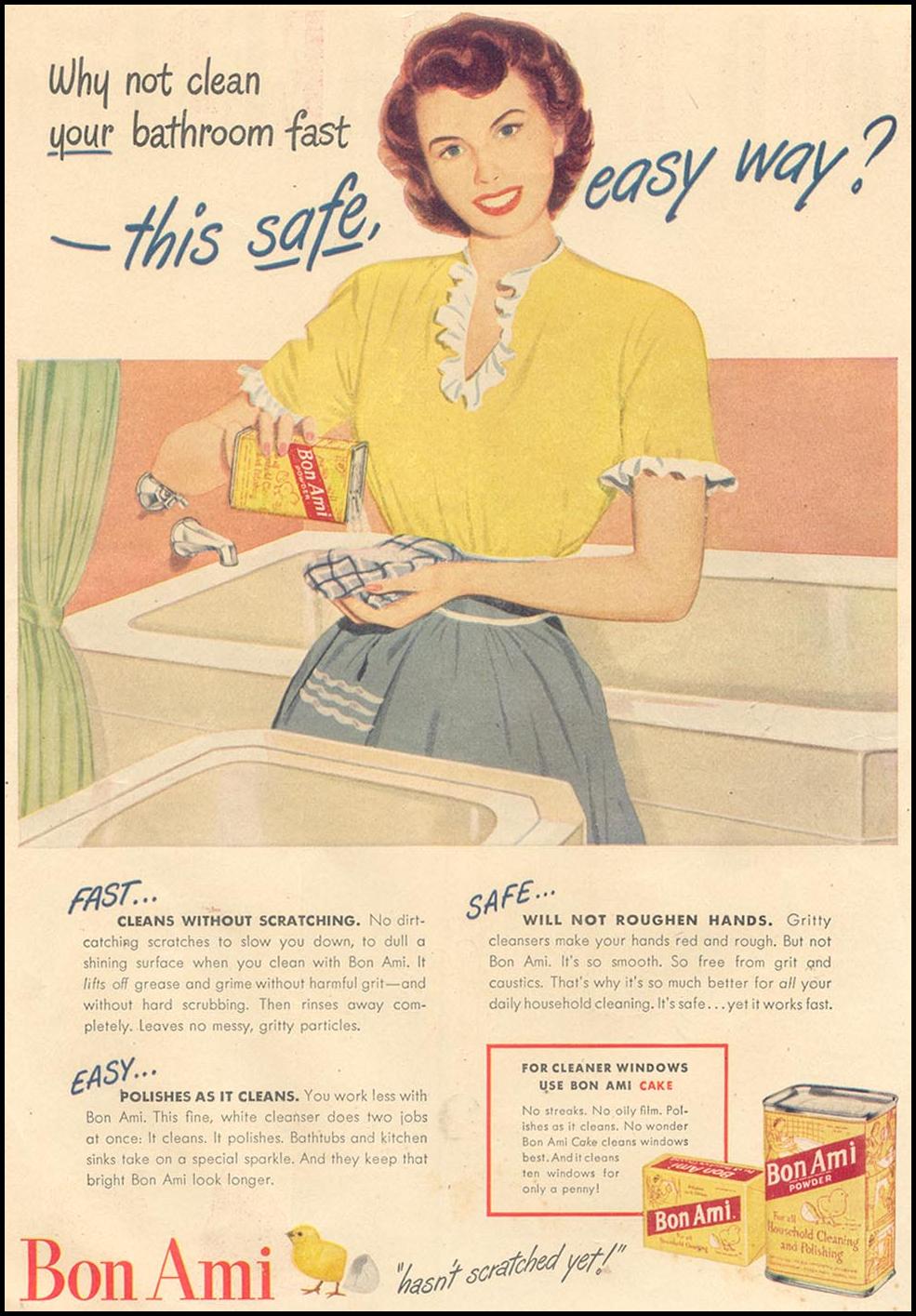 BON AMI CLEANSER
GOOD HOUSEKEEPING
07/01/1948
INSIDE FRONT