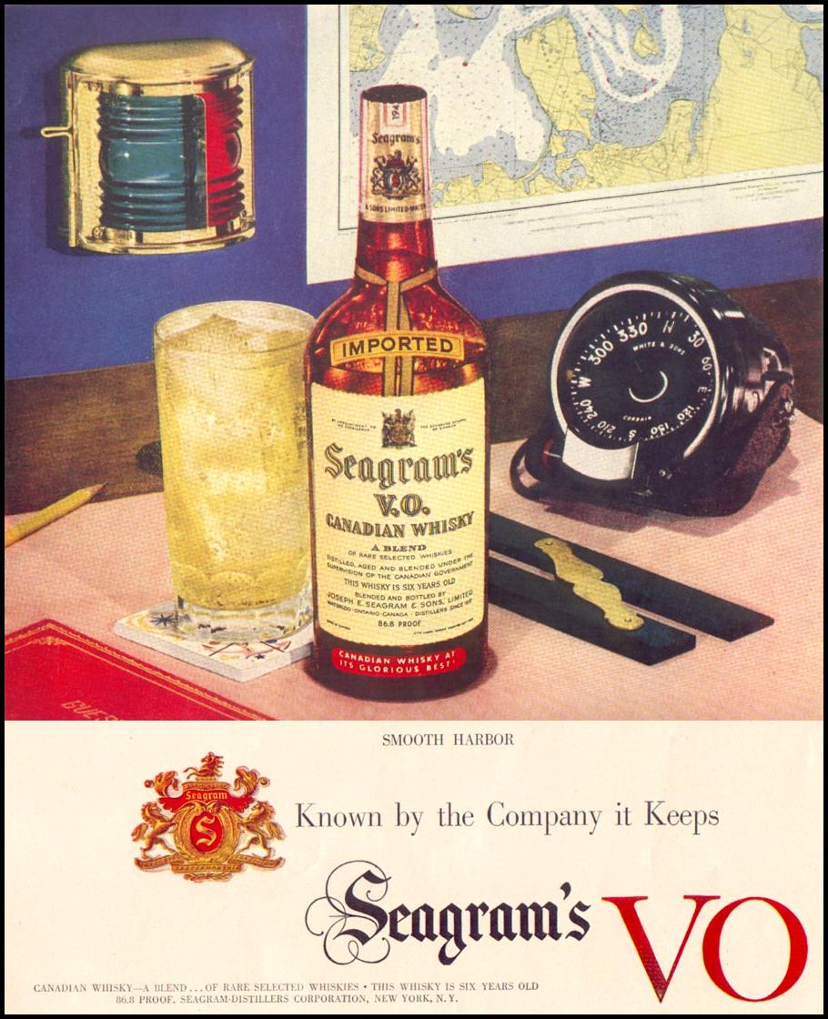 SEAGRAM'S V.O. CANADIAN WHISKY
LIFE
01/21/1952
p. 44