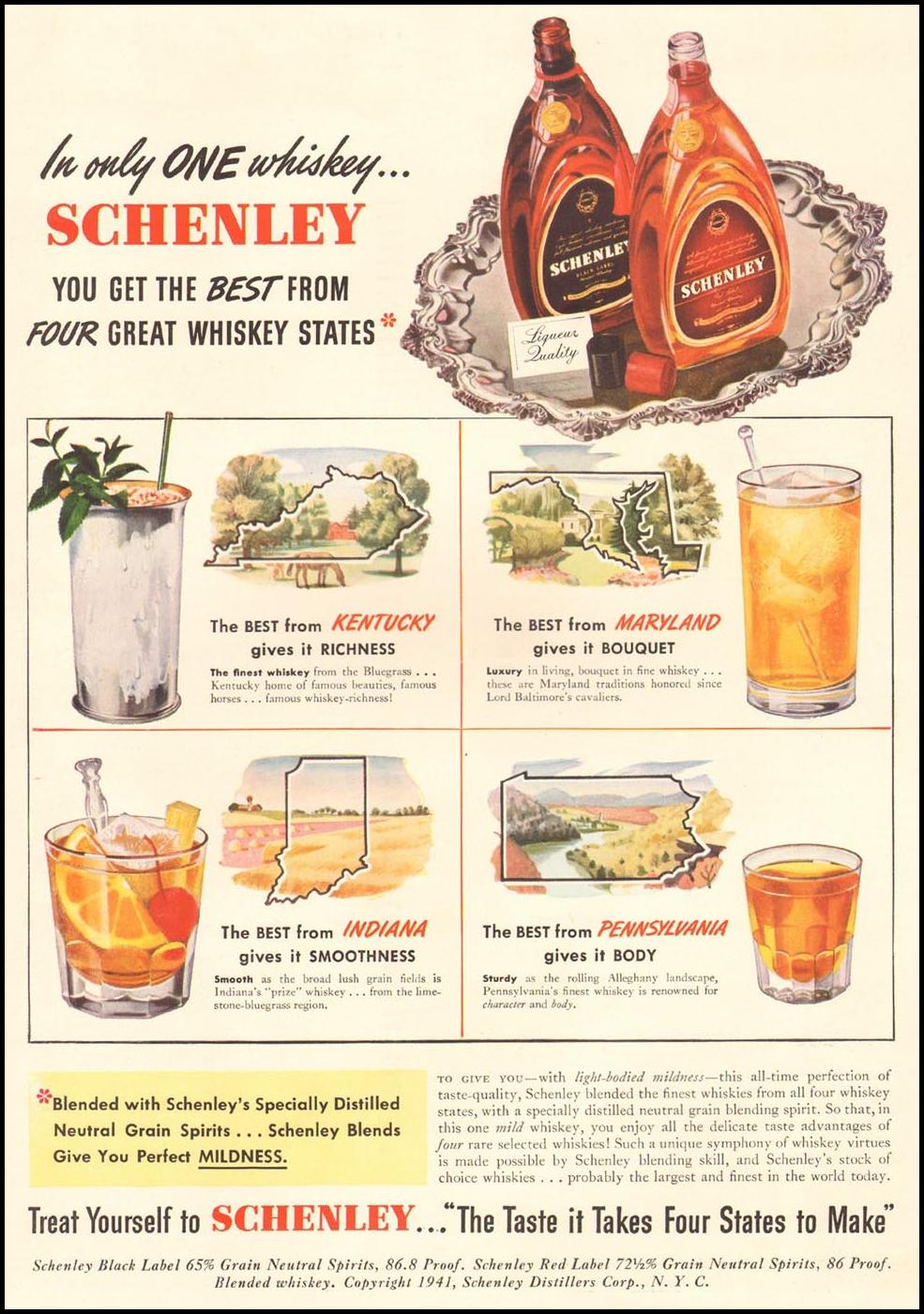 SCHENLEY WHISKEY
LIFE
09/29/1941
INSIDE BACK