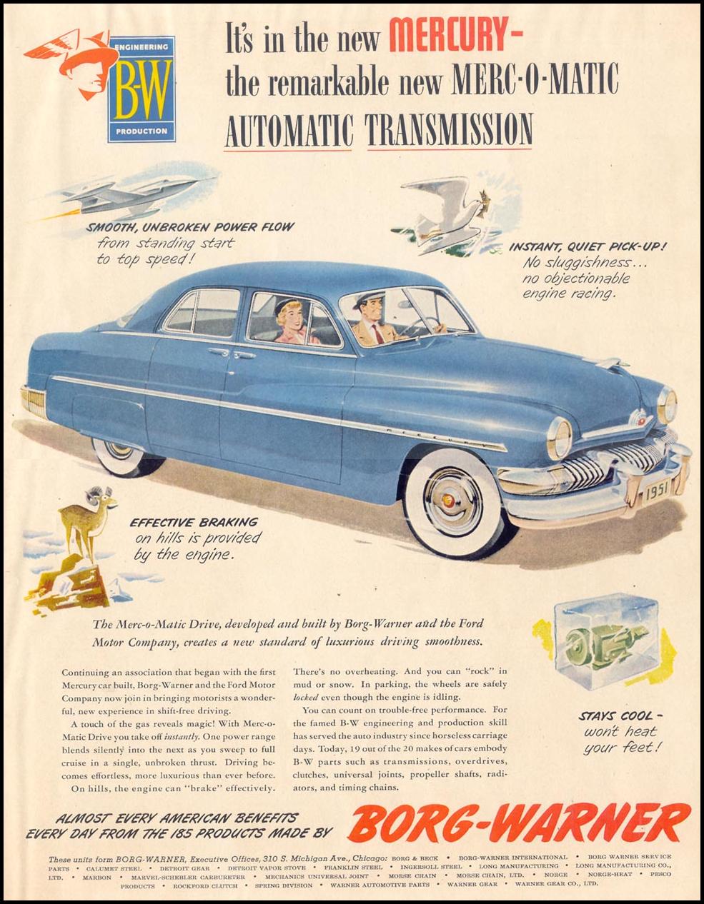 MERC-O-MATIC AUTOMATIC TRANSMISSION
LIFE
12/25/1950