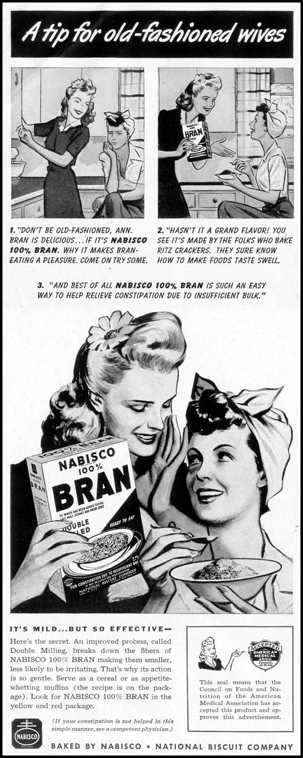 NABISCO 100% BRAN
LIFE
11/08/1943
p. 6