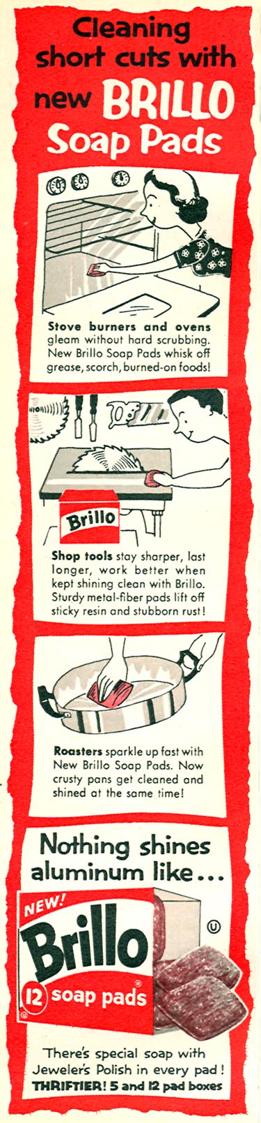 BRILLO SOAP PADS
FAMILY CIRCLE
11/01/1957
p. 68