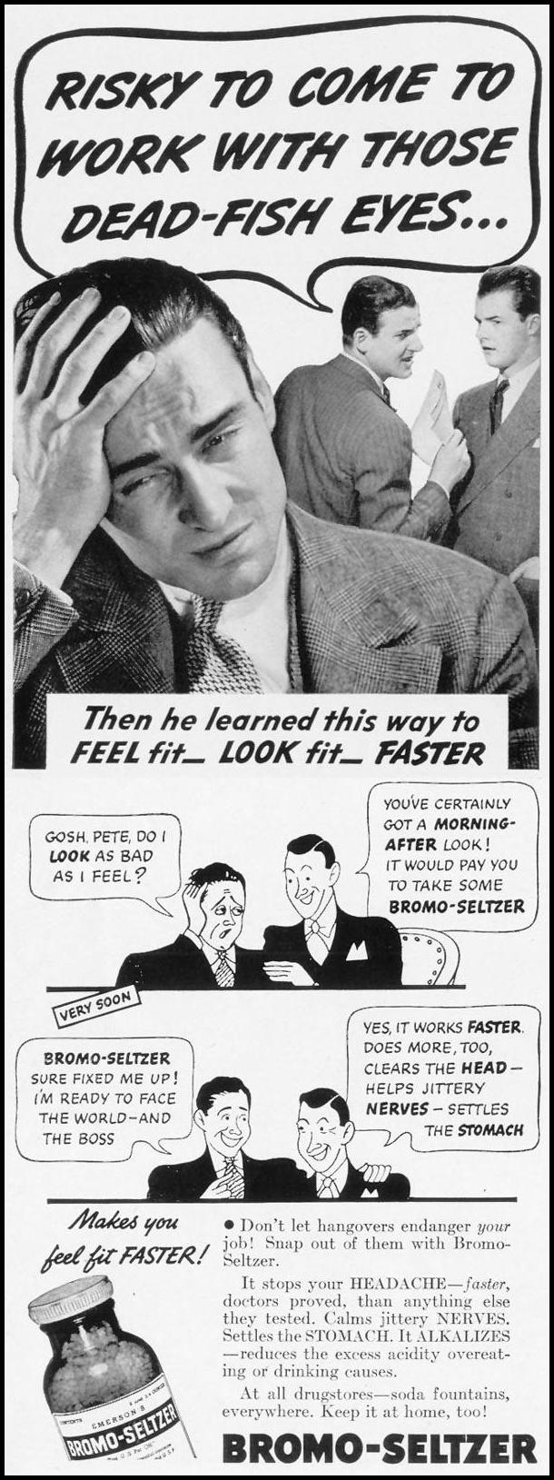 BROMO-SELTZER
LIFE
09/27/1937
p. 10