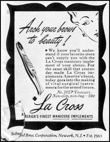 LA CROSS MANICURE IMPLEMENTS
LIFE
05/24/1943
p. 99