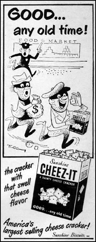 CHEEZ-IT CRACKERS
LIFE
10/01/1951
p. 116