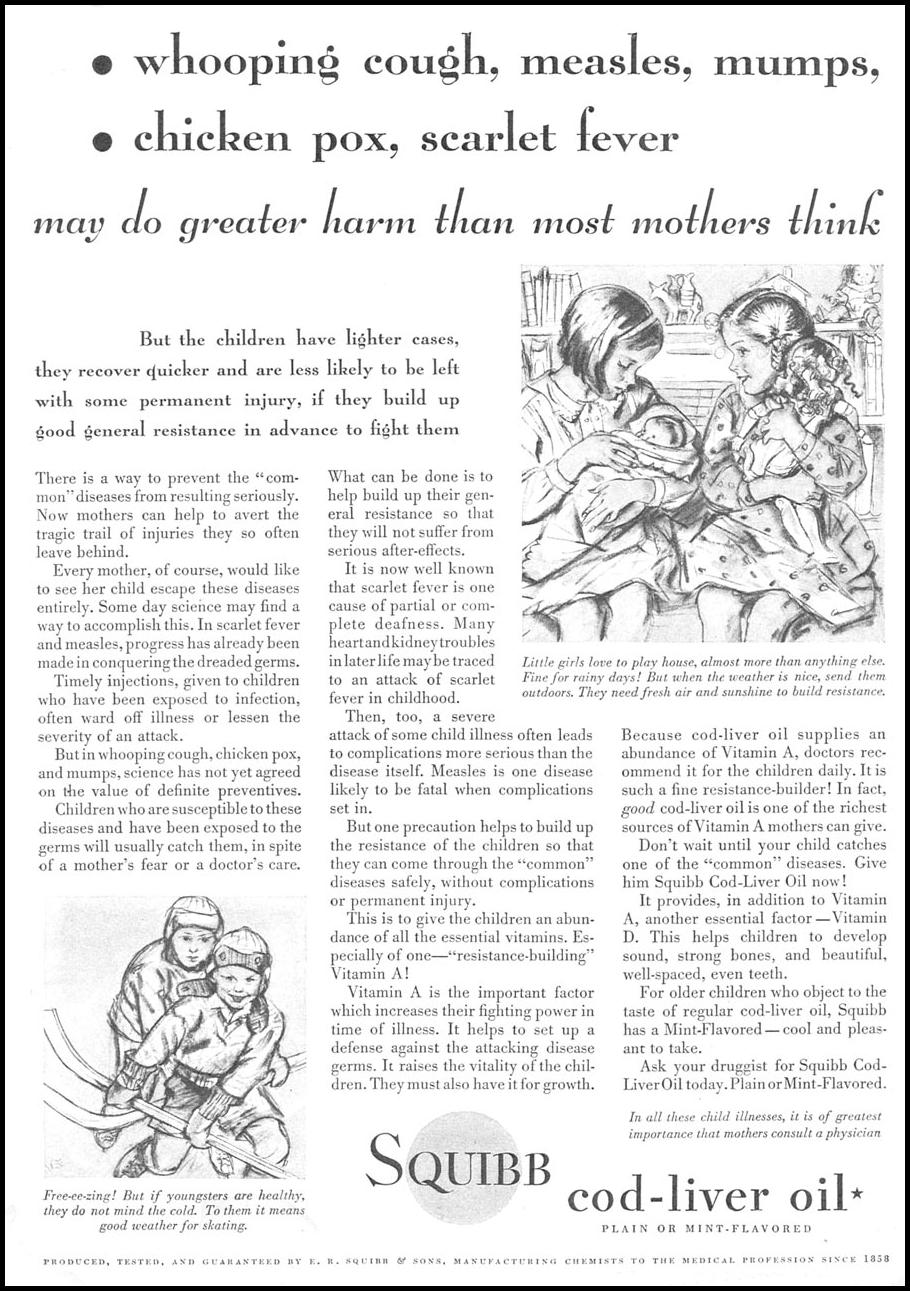 SQUIBB COD-LIVER OIL
GOOD HOUSEKEEPING
01/01/1932
p. 183