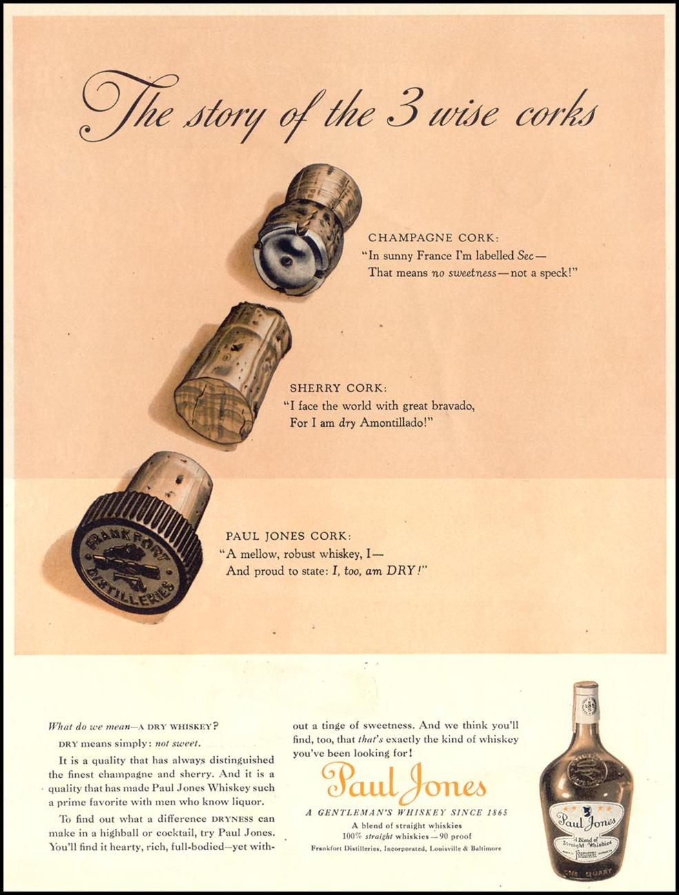 PAUL JONES WHISKEY
LIFE
07/18/1938