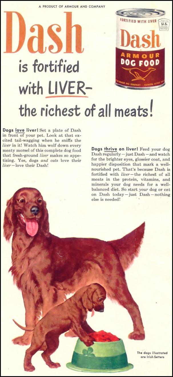 DASH DOG FOOD
WOMAN'S DAY
05/01/1950
p. 26