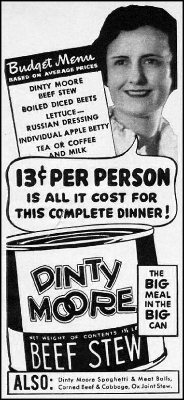 DINTY MOORE BEEF STEW
GOOD HOUSEKEEPING
01/01/1940
p. 2