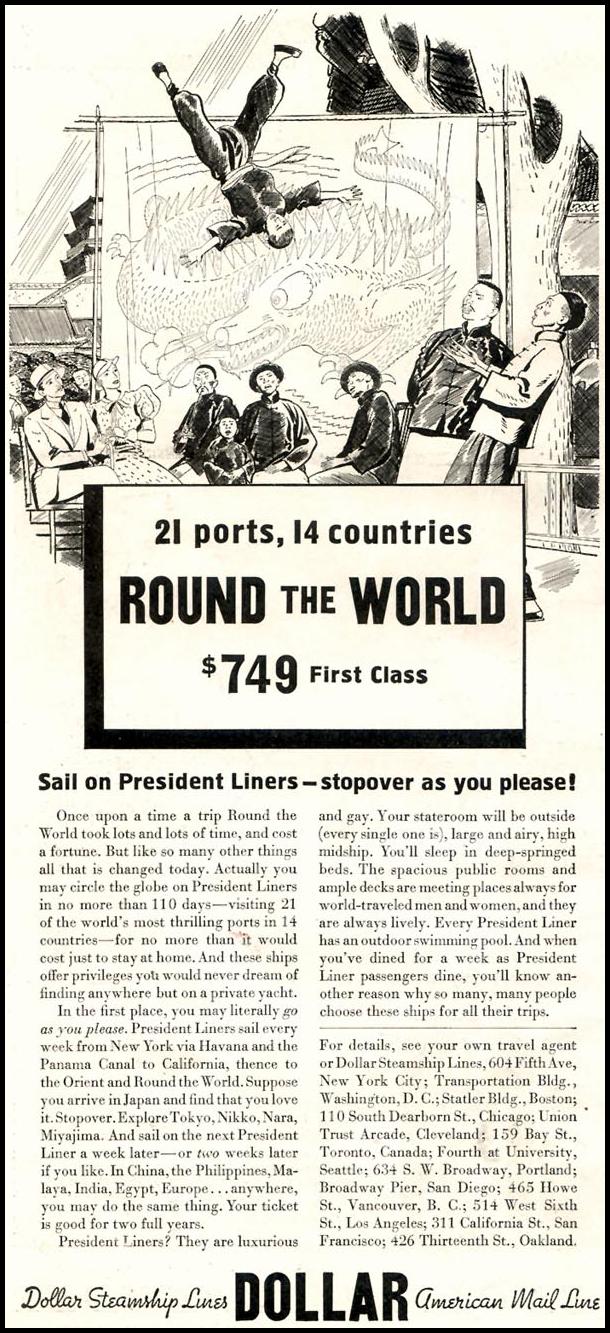 OCEAN LINER TRAVEL
GOOD HOUSEKEEPING
11/01/1933
p. 146