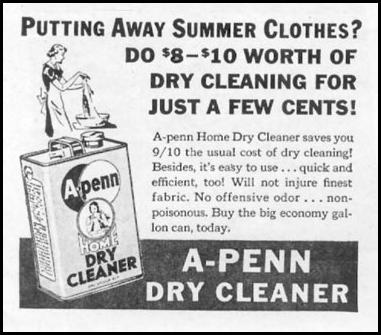 A-PENN DRY CLEANER
WOMAN'S DAY
10/01/1939
p. 44