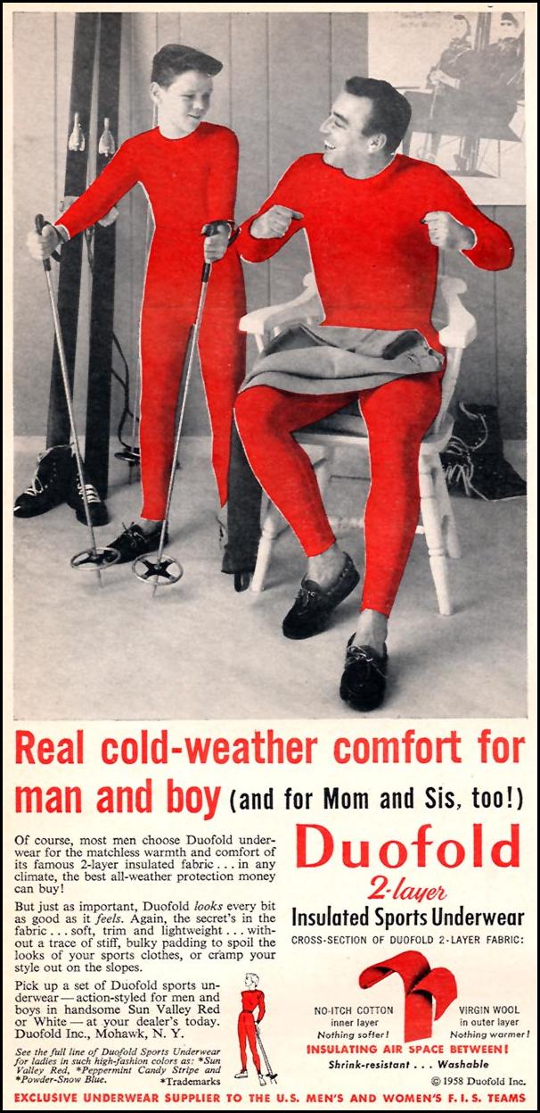 DUOFOLD 2-LAYER INSULATED SPORTS UNDERWEAR
SPORTS ILLUSTRATED
01/12/1959
p. 36
