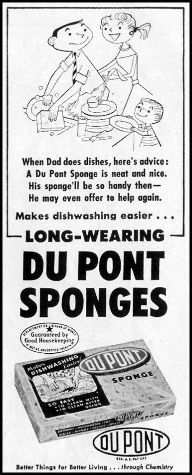 DU PONT SPONGES
SATURDAY EVENING POST
07/23/1955
p. 75