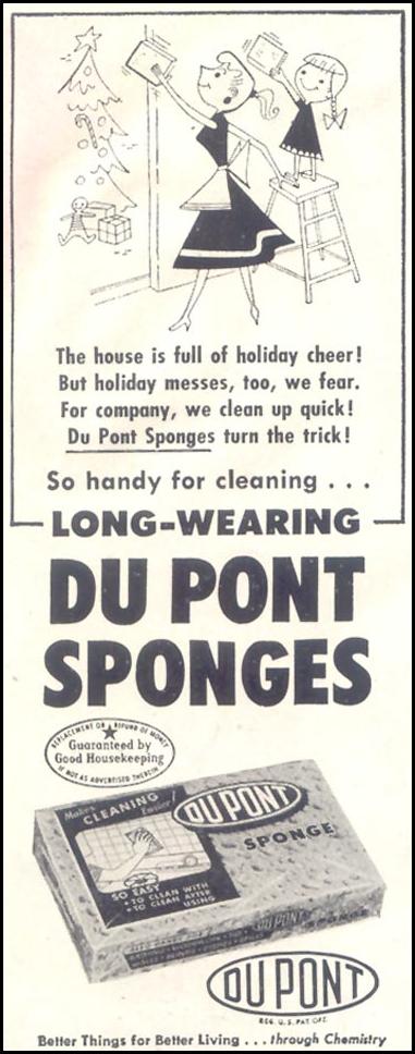 DU PONT SPONGES
SATURDAY EVENING POST
12/10/1955
p. 78