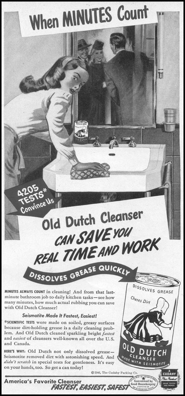 OLD DUTCH CLEANSER
WOMAN'S DAY
06/01/1946
p. 61