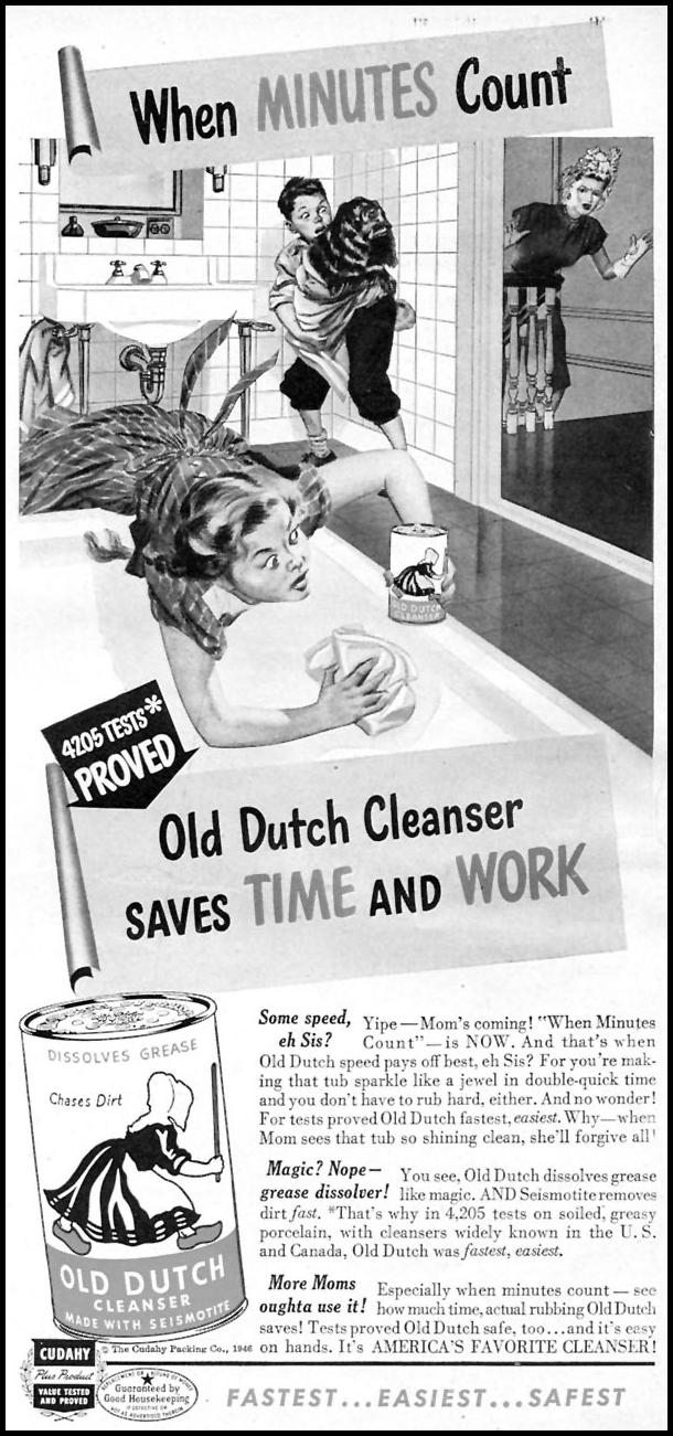 OLD DUTCH CLEANSER
WOMAN'S DAY
10/01/1946
p. 63