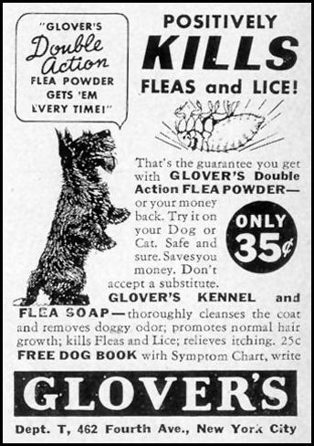 GLOVER'S KENNEL AND FLEA SOAP
LIFE
07/26/1937
p. 88