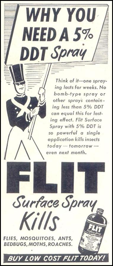 FLIT INSECTICIDE
GOOD HOUSEKEEPING
07/01/1948
p. 195