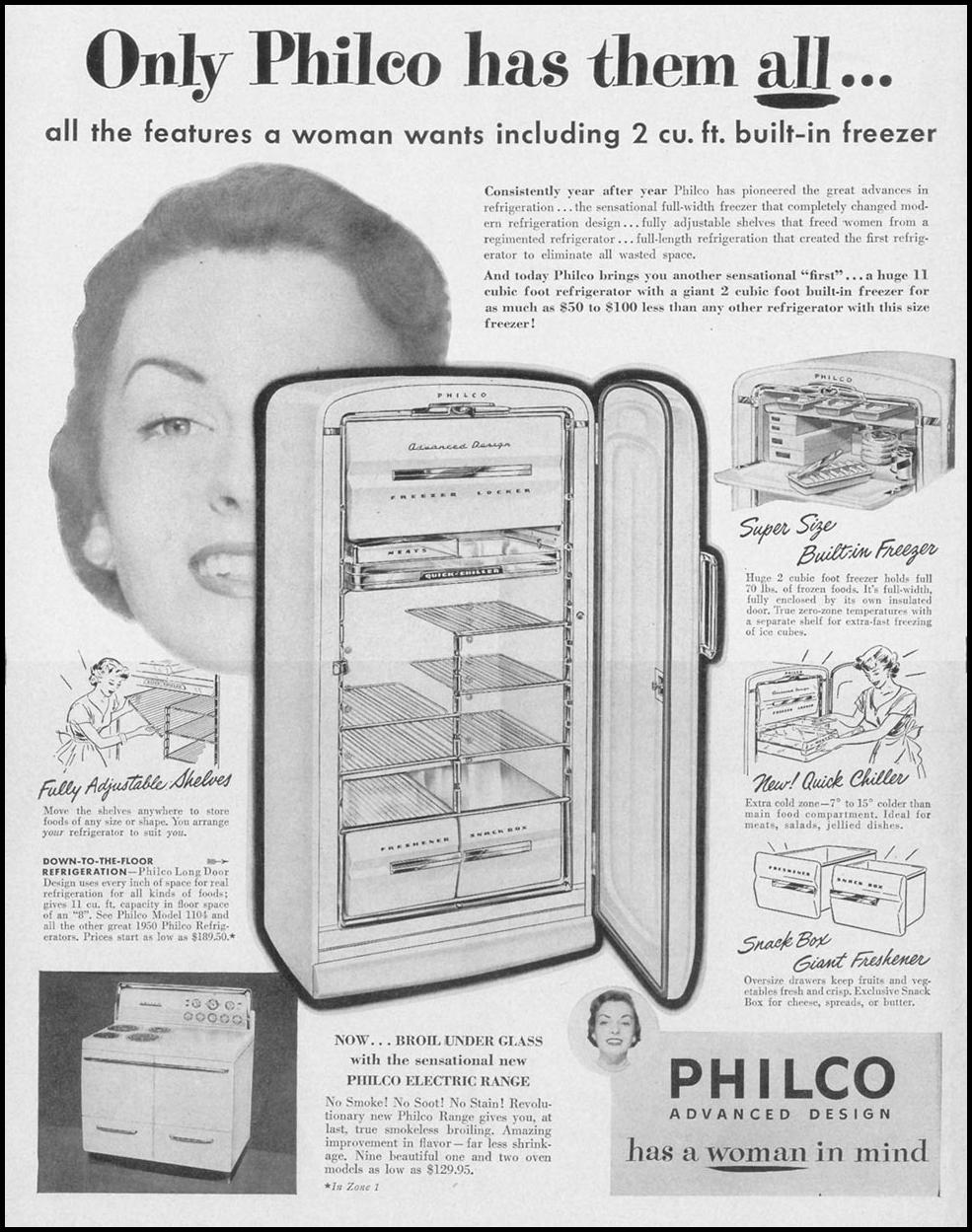 PHILCO REFRIGERATORS
LIFE
04/17/1950
p. 20