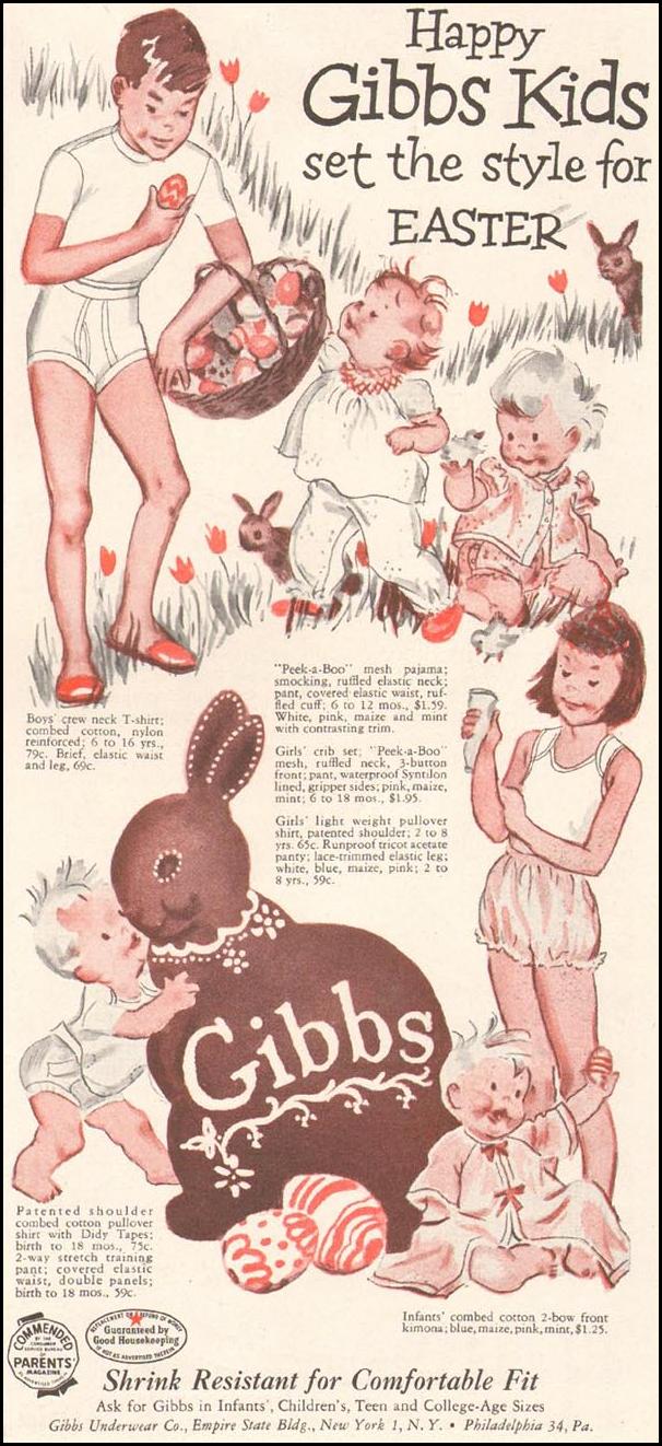 GIBBS CHILDRENS UNDERWEAR
LADIES' HOME JOURNAL
03/01/1954
p. 165