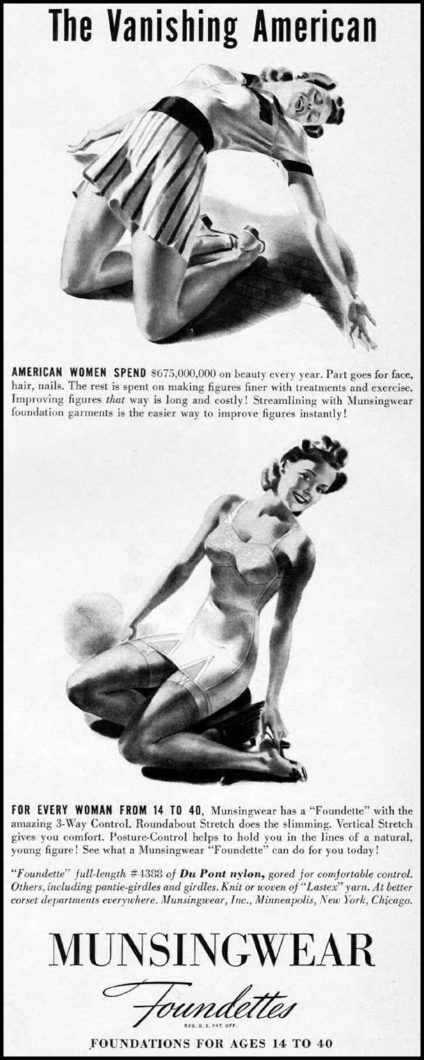 MUNSINGWEAR FOUNDETTES
LIFE
04/28/1941
p. 85