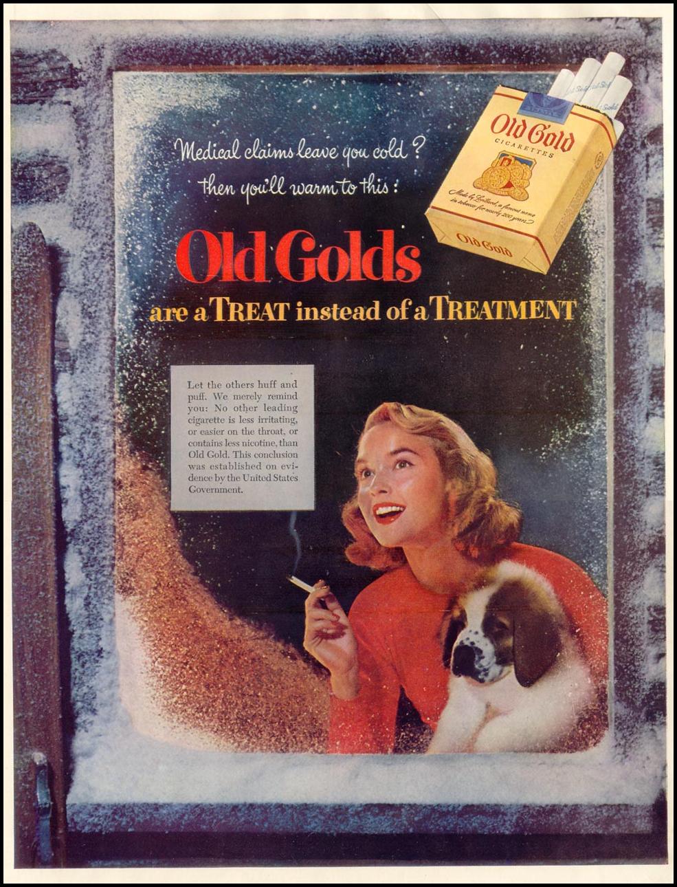 OLD GOLD CIGARETTES
LIFE
01/19/1953
INSIDE FRONT