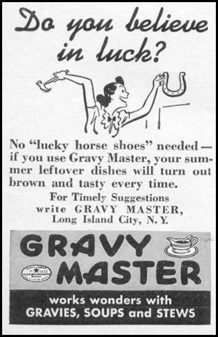 GRAVY MASTER
WOMAN'S DAY
06/01/1941
p. 65