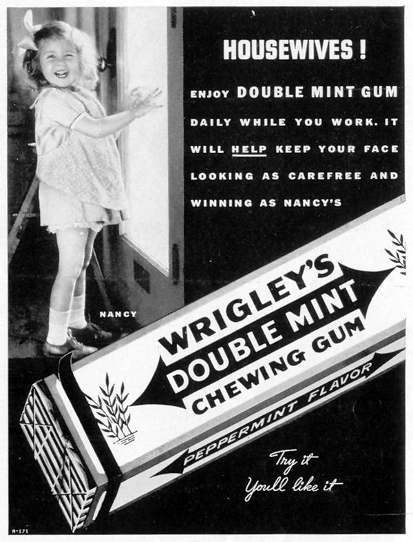 WRIGLEY'S DOUBLE MINT CHEWING GUM
LIFE
08/30/1937
p. 19