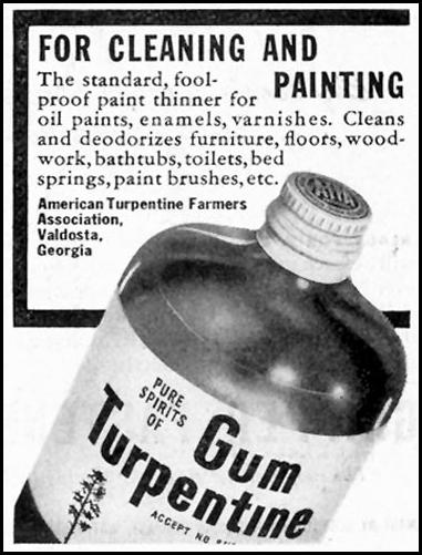 GUM TURPENTINE
SATURDAY EVENING POST
05/19/1945
p. 89