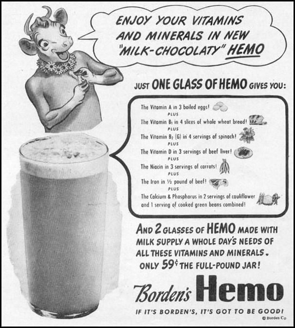 BORDEN'S HEMO
WOMAN'S DAY
06/01/1946
p. 55