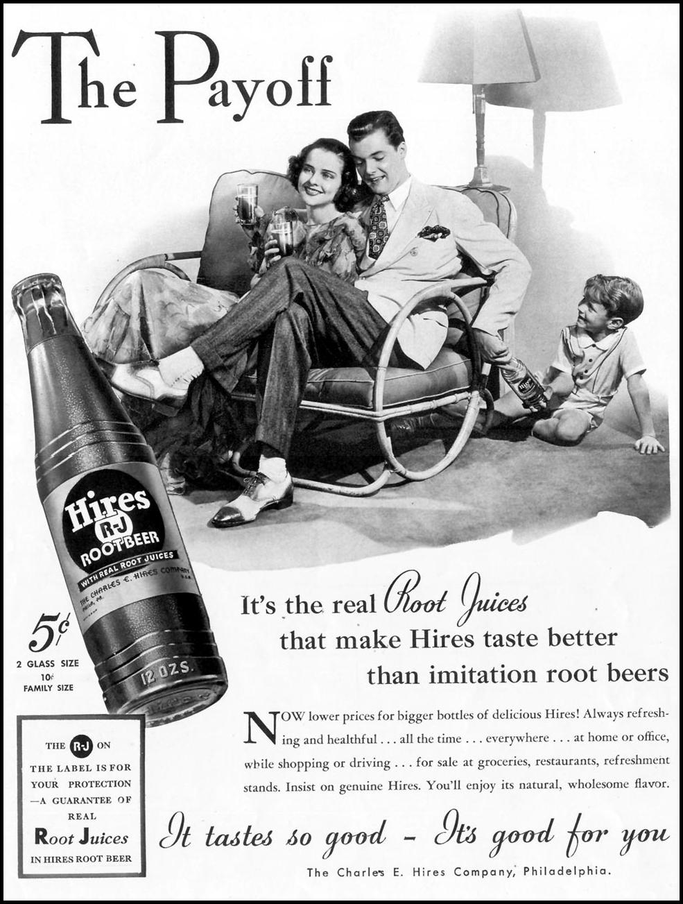 HIRES ROOT BEER
LIFE
08/02/1937
p. 4
