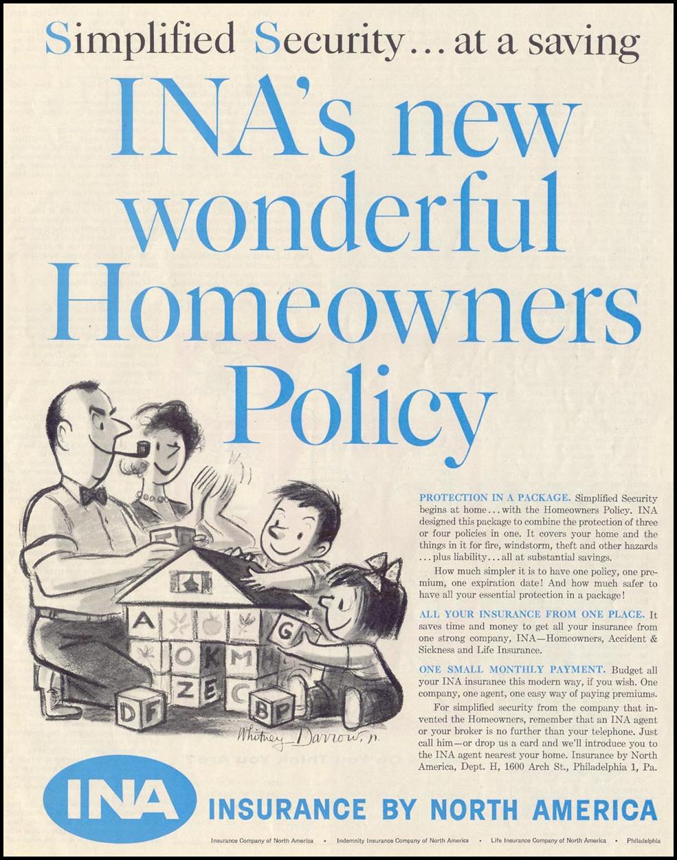 HOMEOWNER'S INSURANCE
SATURDAY EVENING POST
08/15/1959
p. 81