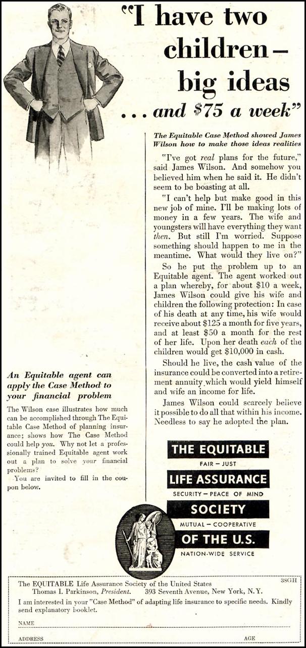 LIFE INSURANCE
GOOD HOUSEKEEPING
11/01/1933
p. 231