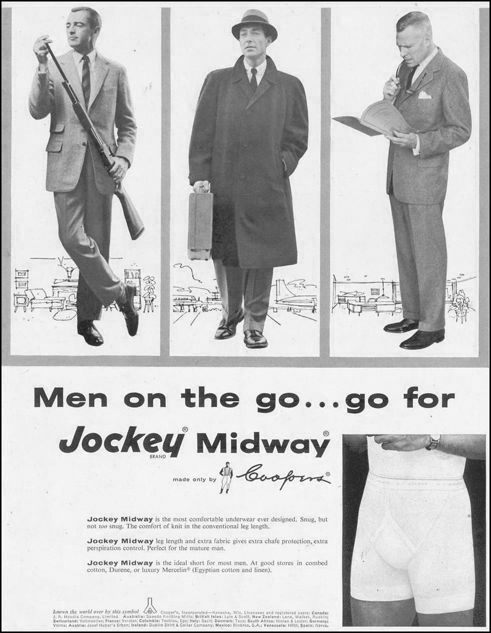 JOCKEY BRAND UNDERWEAR
LIFE
11/11/1957
p. 151