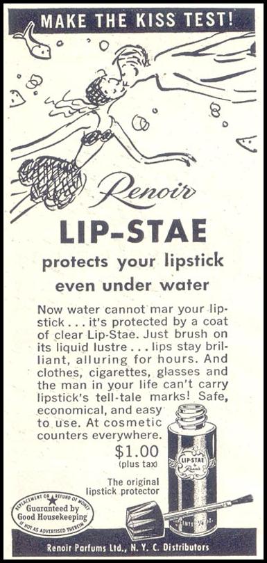 LIP-STAE LIPSTICK
GOOD HOUSEKEEPING
07/01/1948
p. 218