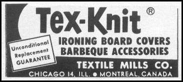 TEX-KNIT IRONING BOARD COVERS
LIFE
12/14/1959
p. 124