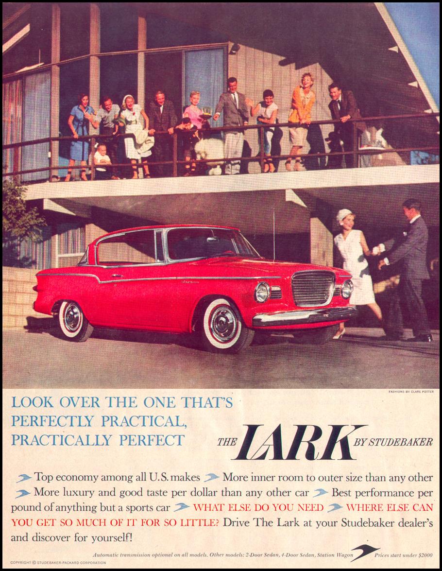 LARK AUTOMOBILES
LIFE
02/09/1959
p. 16
