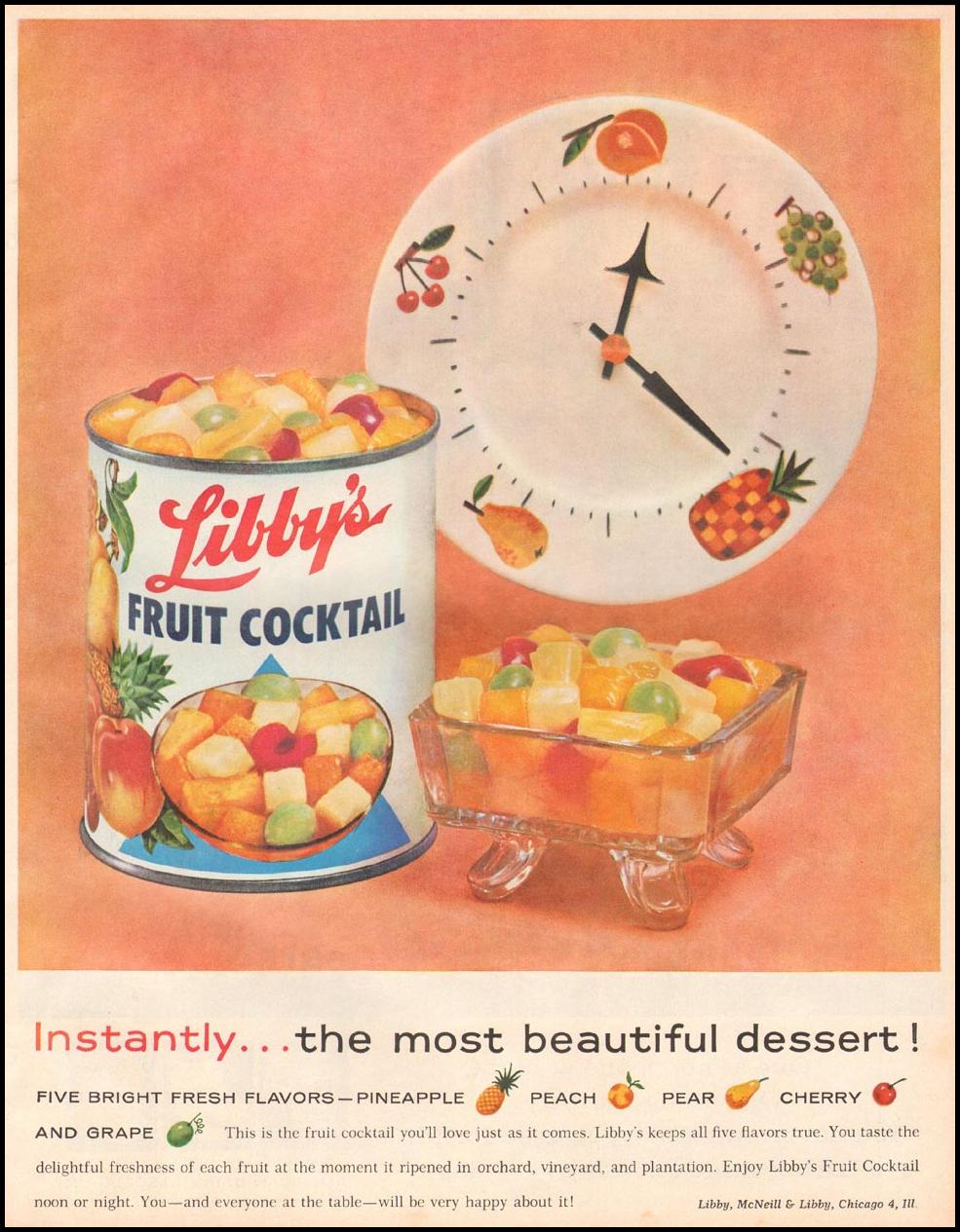 LIBBY'S FRUIT COCKTAIL
BETTER HOMES AND GARDENS
03/01/1960