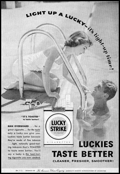 LUCKY STRIKE CIGARETTES
PHOTOPLAY
08/01/1956
p. 77